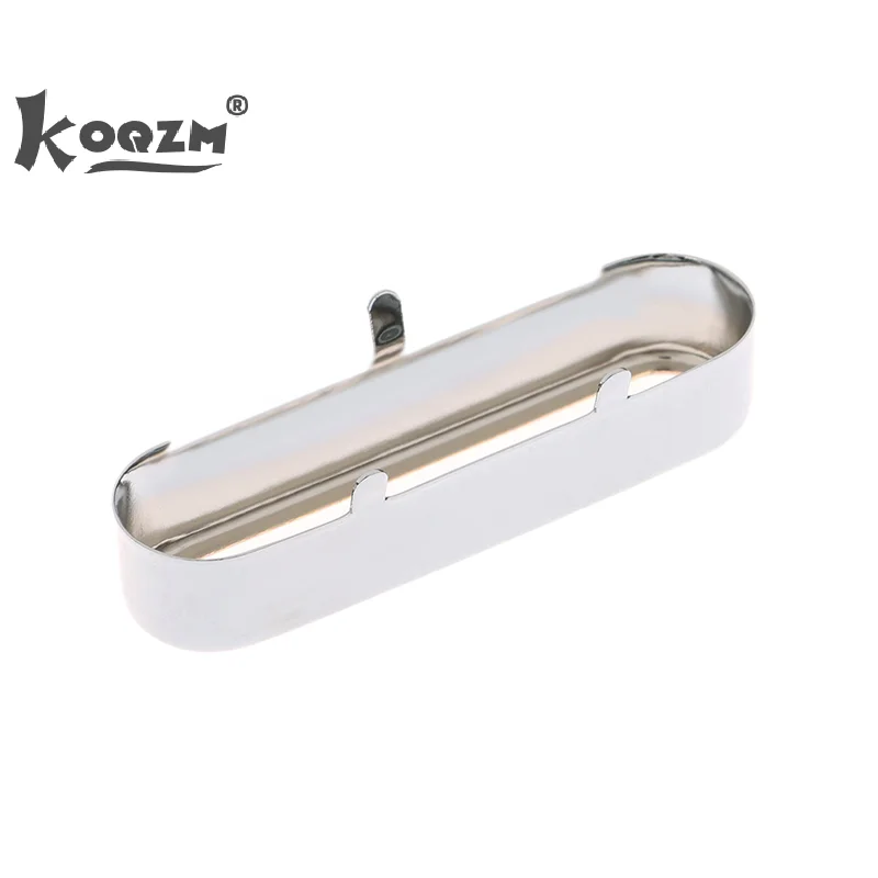 1Pcs Brass Cover For ST Single Coil Pickup Cover/Lid/Shell Top Open Guitar Parts 72x20mm Gold/Silver