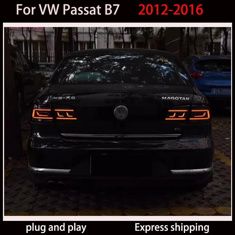 

Car Lights for VW Passat B7 LED Tail Light 2012 2013-2019 Magotan Rear Stop Lamp Brake Signal DRL Reverse Automotive Accessories