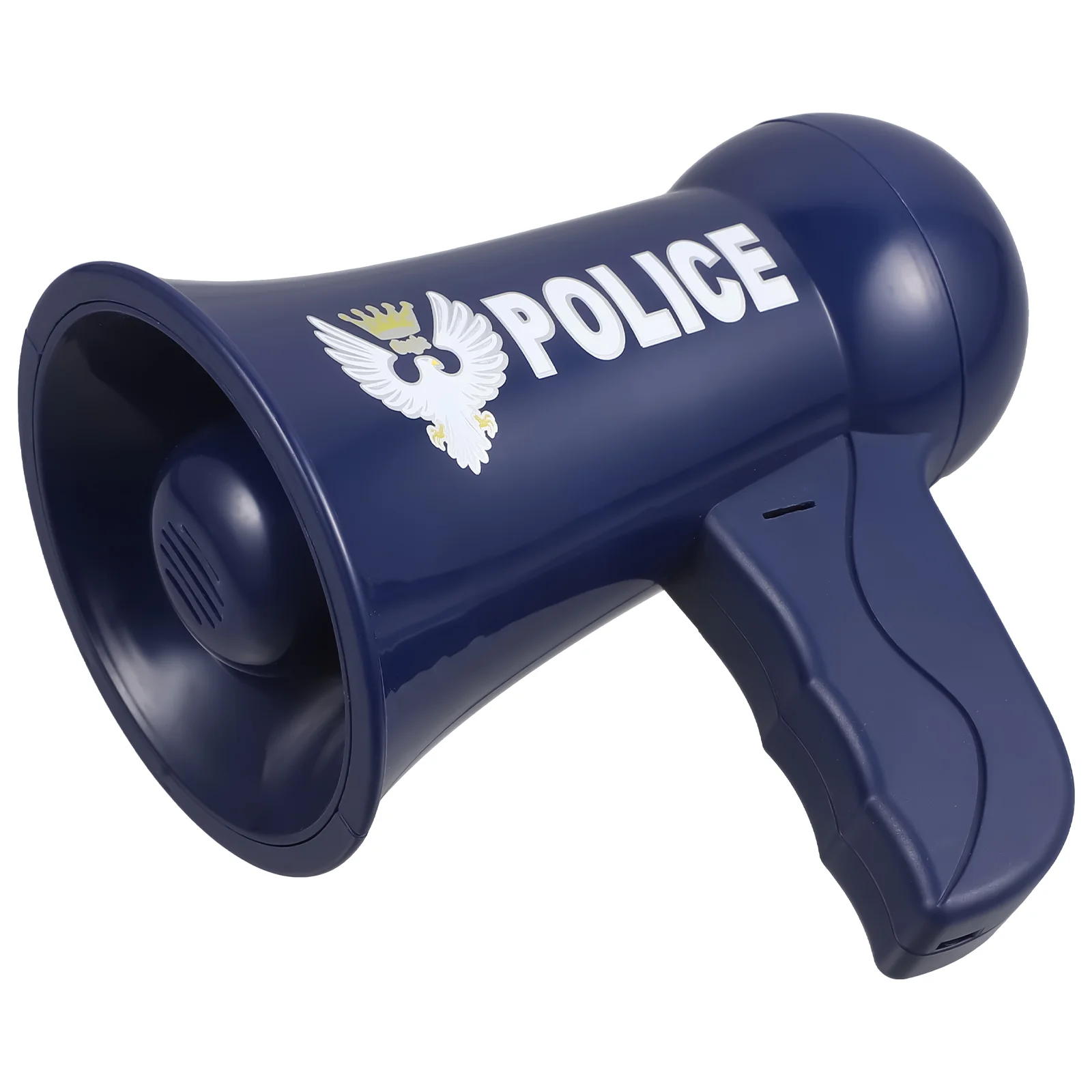 Police Megaphone Toy Funny Guide Loudspeaker Toy Role Cosplay Toy for Kid Child Boy without Batteries (Random Button Style)