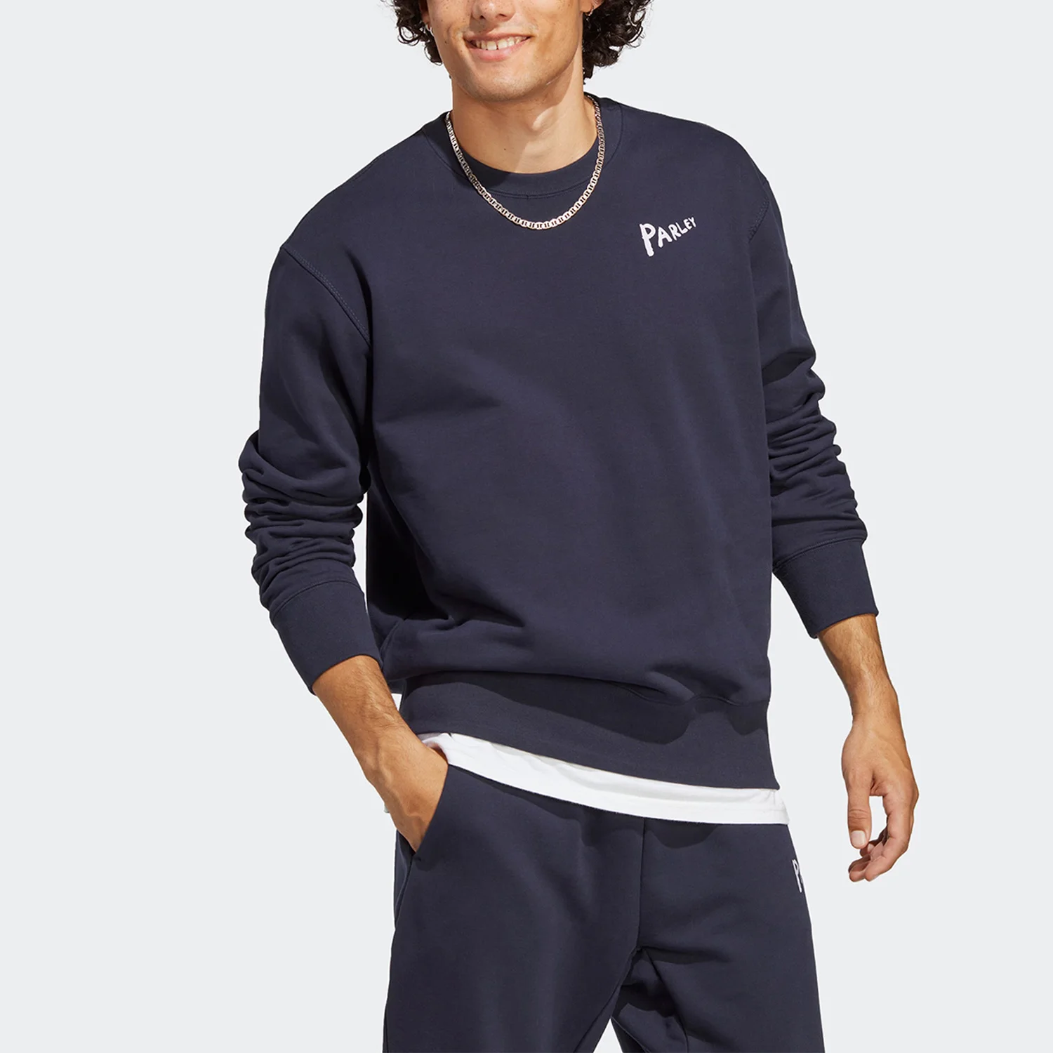 Adidas genuine men's and women's sports and leisure pullover hoodie HR6991