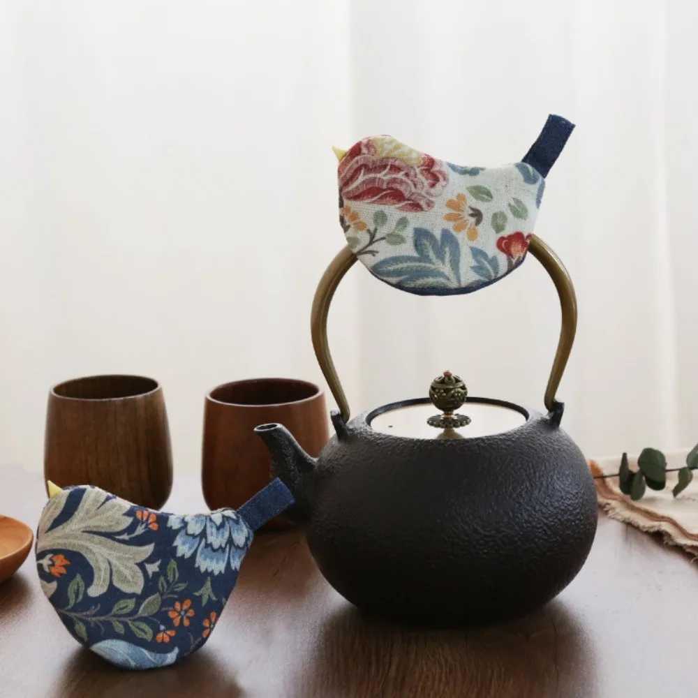 Cute Cloth Pot Holder Bird Heat Insulate Handle Grip Anti Scald Thick Heat Clamp Pot Handling
