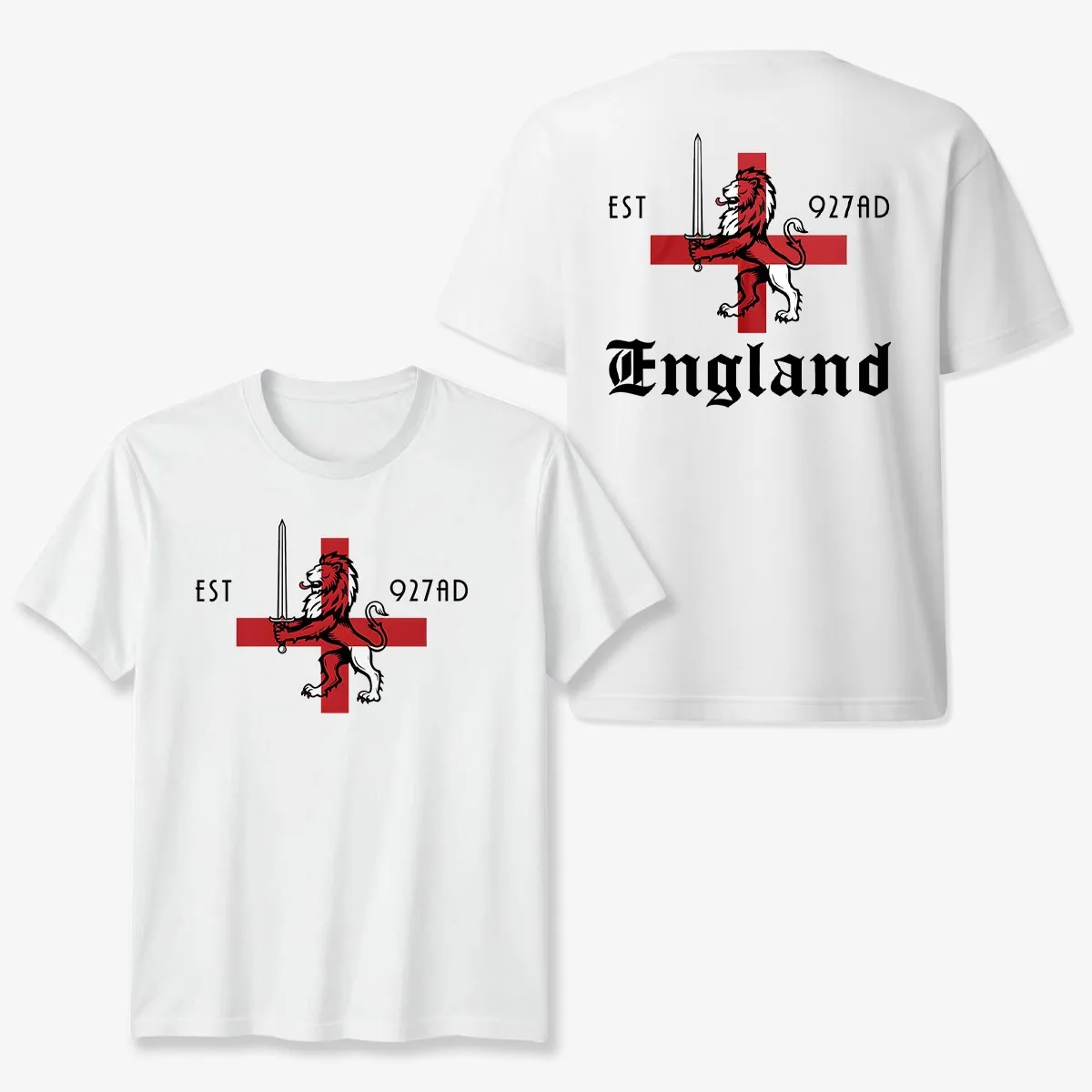 St Georges Day  English Celebration T-Shirt 100% Cotton O-Neck Unisex Top Summer Short Sleeve Casual Mens T-shirt