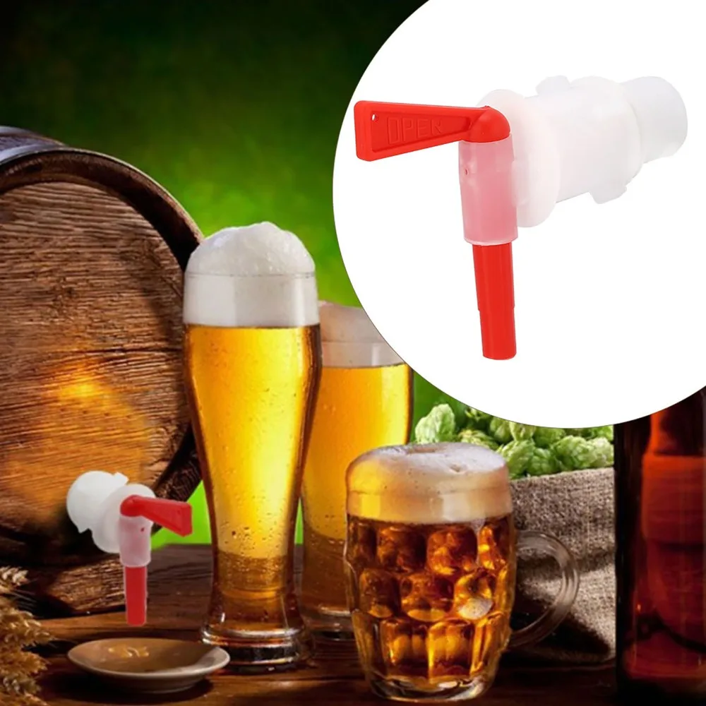 Accessories Plastic Beer Brew Bucket Tap Red Bottling Spigot Plastic Beer Faucet Wine Making