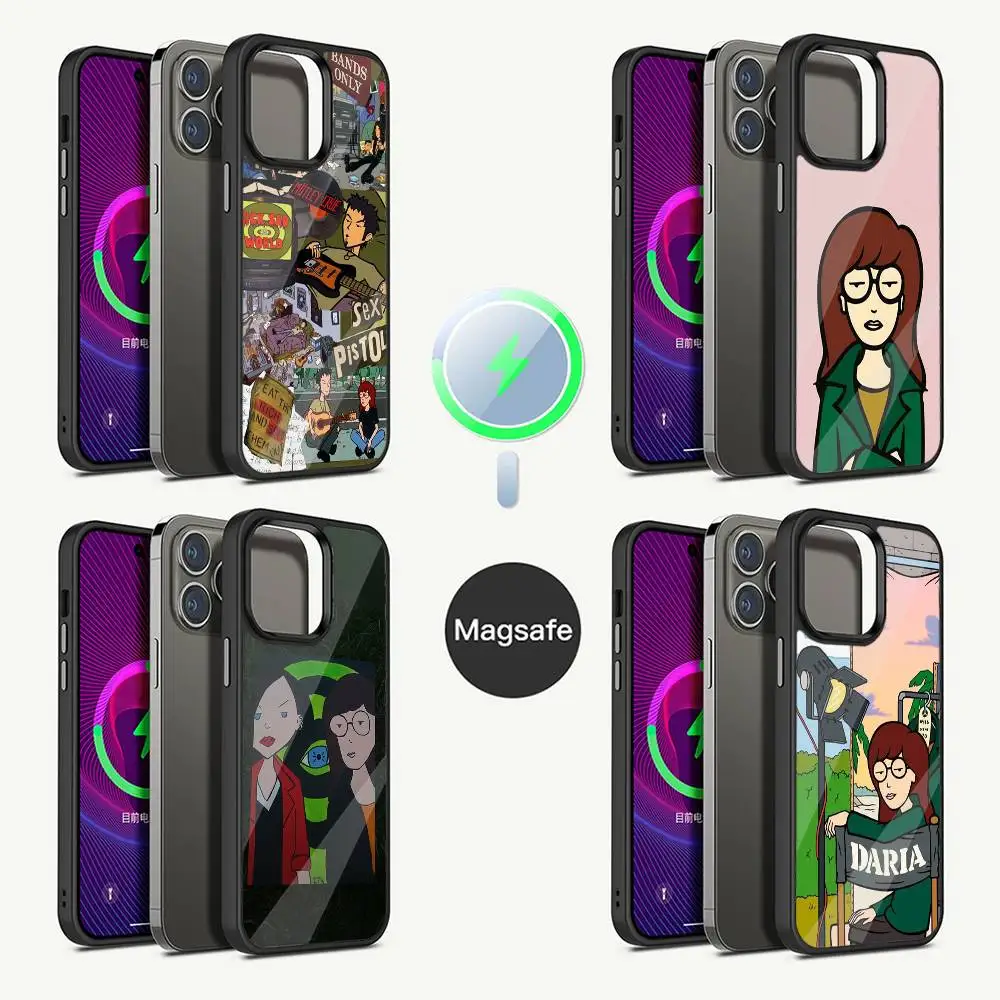 

C-Cool-D-Daria Phone Case For iPhone 16,15,14,13,12,11,Pro,Max,Plus,Mini,Magsafe,Magnetic Wireless Charging Case