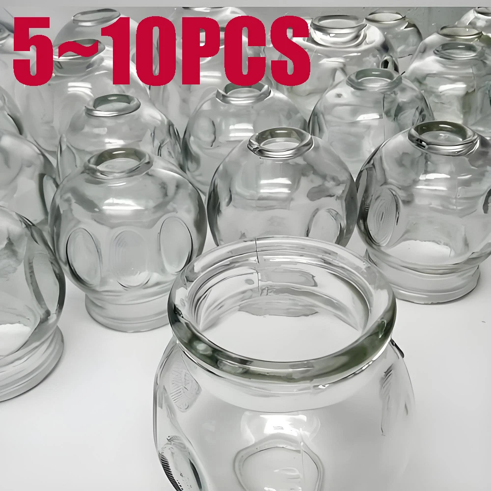 

Набор для вакуумной терапии из медицинского стекла с палочкой для поджигания, для снятия боли в точках акупунктуры и усталости