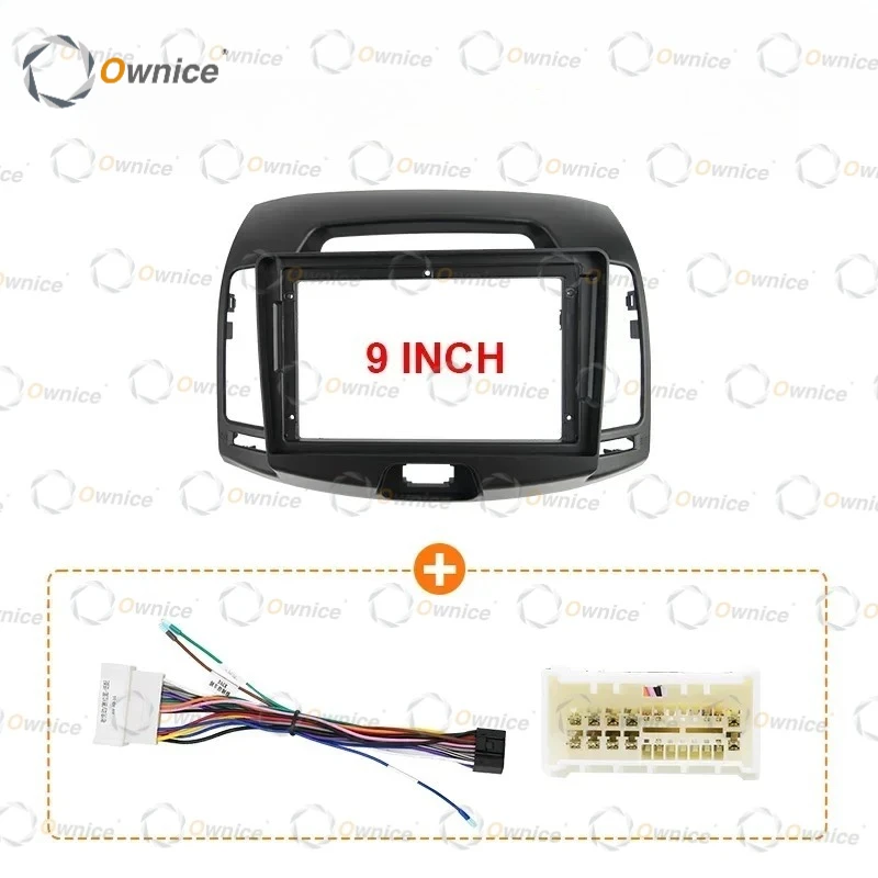 Ownice 9 inch Car Radio Frame Kit for Hyundai Elantra 4 HD 2006 - 2012 Auto Stereo CD DVD Dash Mount Trim Panel Fascia Dashboard