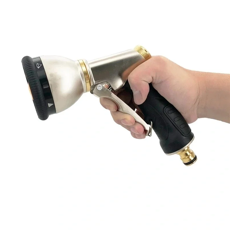 

Ручной распылитель высокого давления, прочный многофункциональный водяной пистолет для ухода за садом, полива газонов и мойки автомобилей