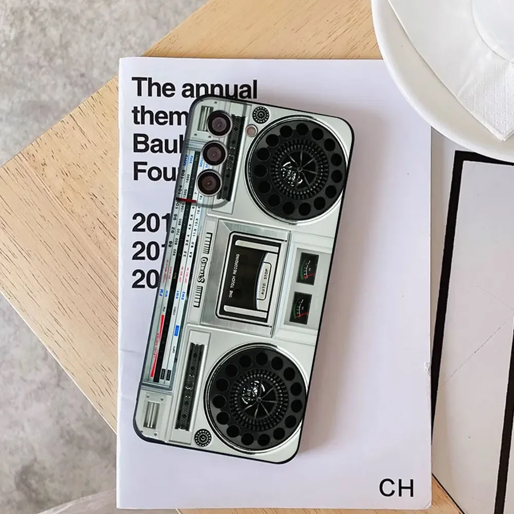 Retro Radio Graphic Phone Case for Xiaomi 14 Pro 13 Ultra 12 12t 11t 11 10 Lite 5G Shockproof Soft Silicone Covers Bumper Fundas
