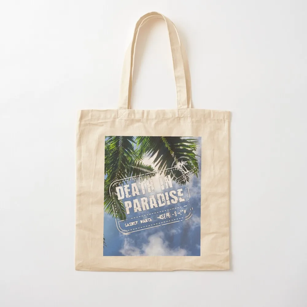 

BBC Death in Paradise Logo Tote Bag eco bag folding shopper bags bag for beach Canvas Tote