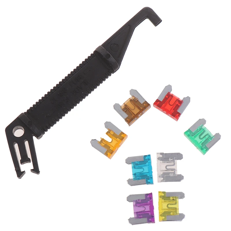 100 pcs small car insurance cards in a box 100x micro auto car low profile mini blade fuse kit 3A5A7.5A10A15A 20A25A30A