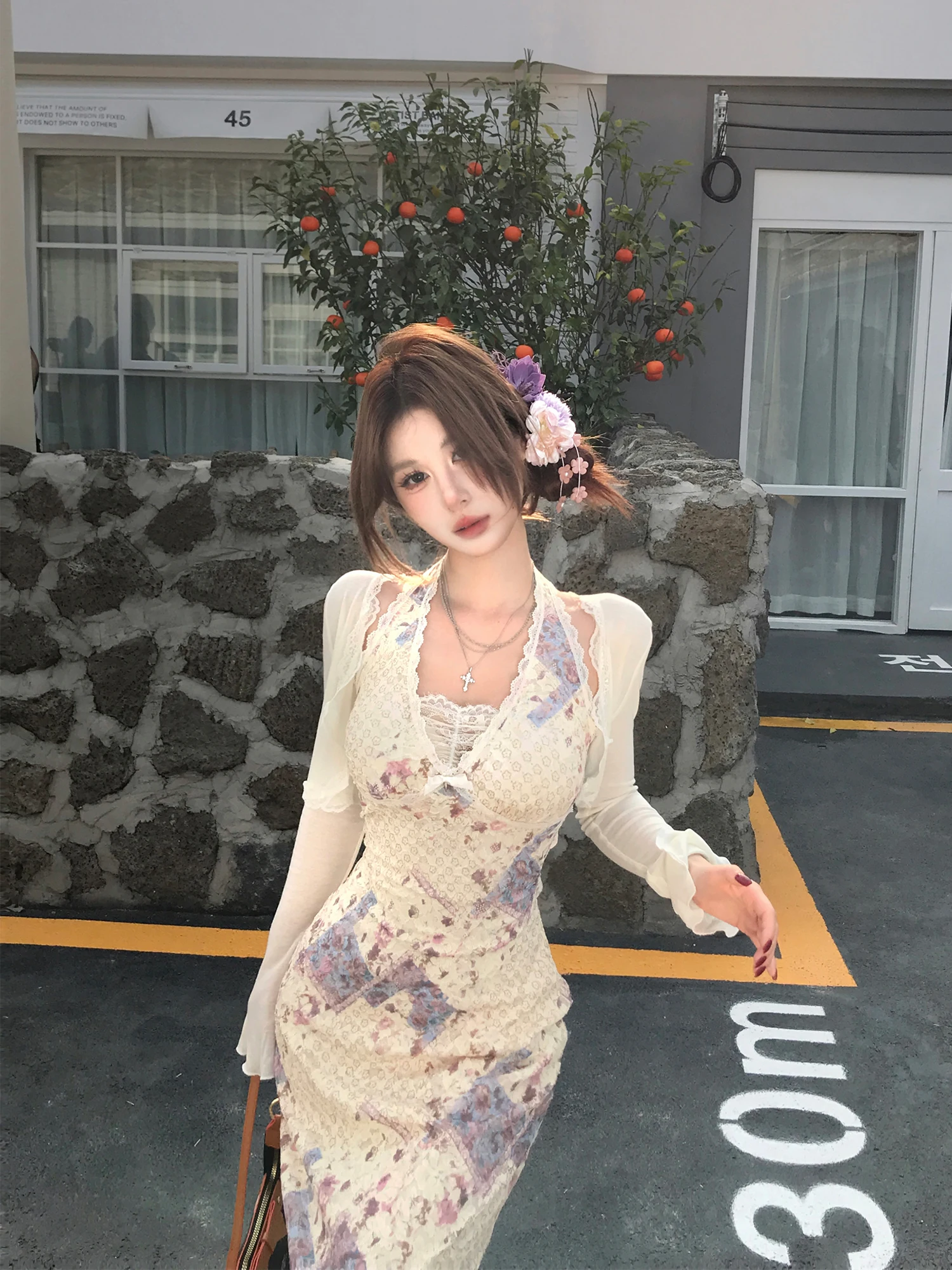 

Mejiu Honey Nine Lace Sexy Ne Hanging Dr женская весна-лето Slim Fit Pure Desire Sle нейлоновая ткань с высокой талией Dr