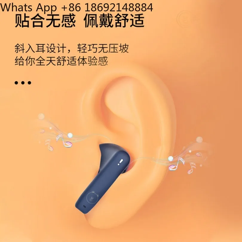 Cute fashion mini luggage suitcase wireless bluetooth headset men and women spot