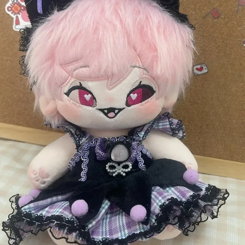 20cm Anime Angel AD Cosplay Plush Doll Monster Kawaii Body With Skeleton Cartoon Soft Plushies Model Toys Figures Kid Decor Gift