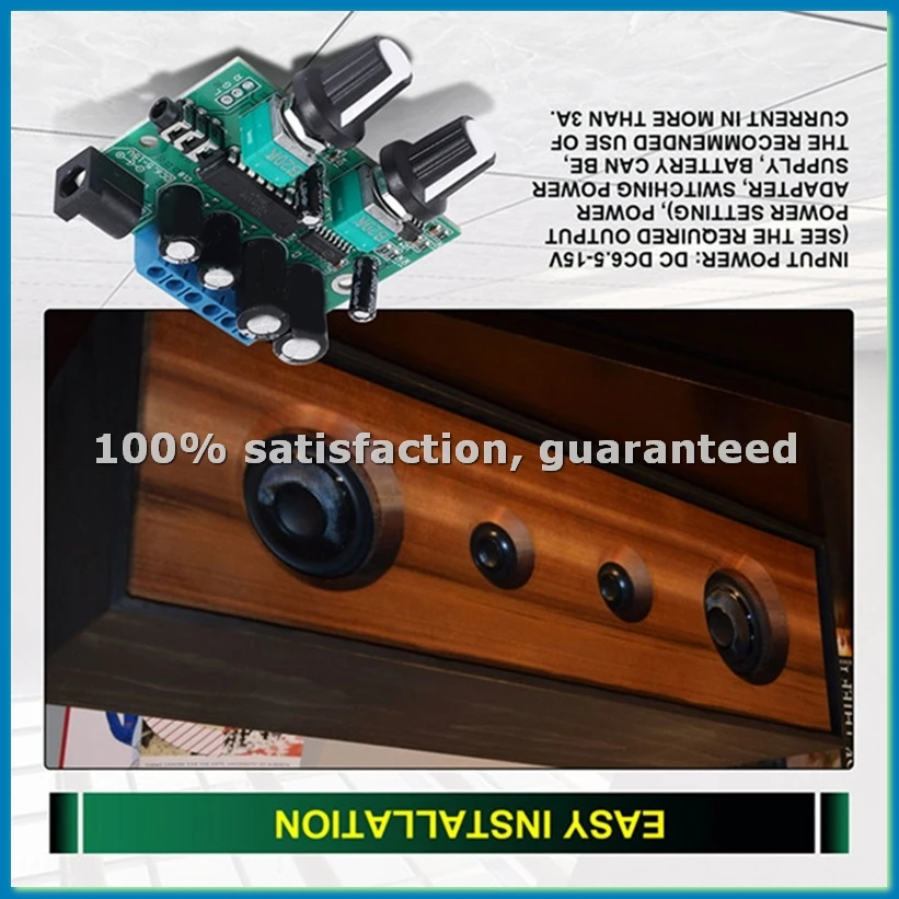 

Комплект из 5 усилителей для сабвуфера 2.1, аудиоплата 6Wx2+25W, мини-усилитель HIFI YD1517P для 4-6-дюймовых 40-ваттных сабвуферов, DIY-A22U