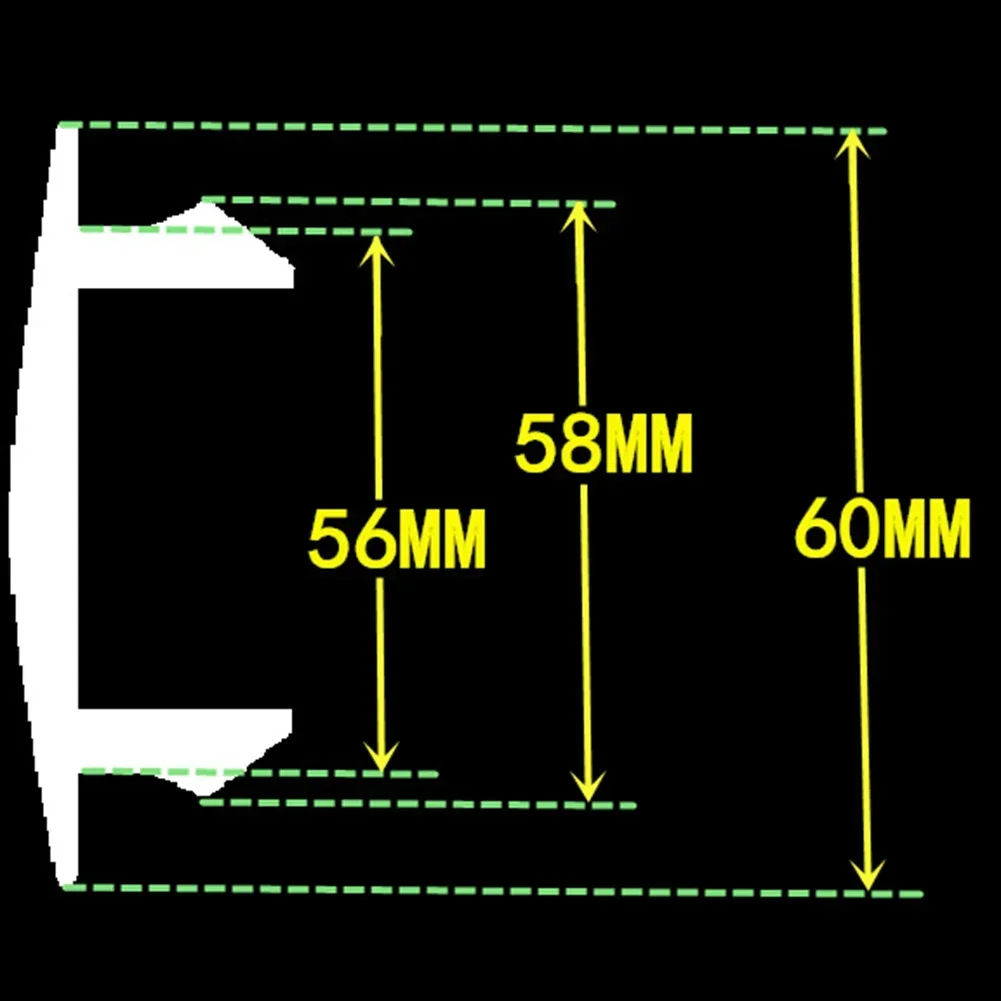 Wheel Hub Center Cap Cover High Quality 4x 60mm Universal14.5mm Height Accessories Appearance Decoration Parts