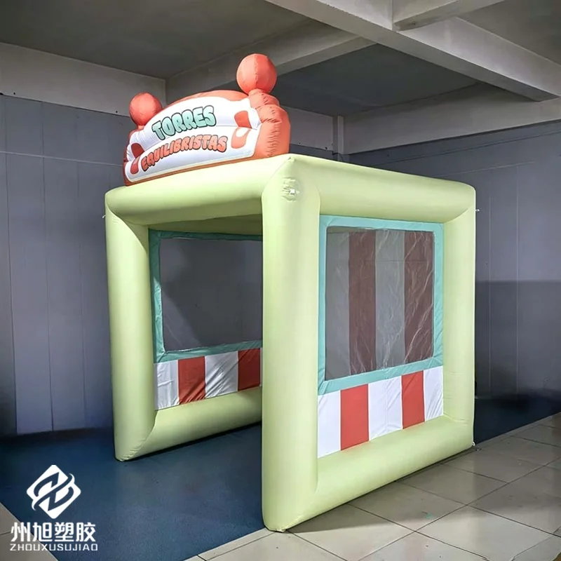 Inflatable booths, outdoor custom inflatable booth advertising equipment, snack and cosmetics booths