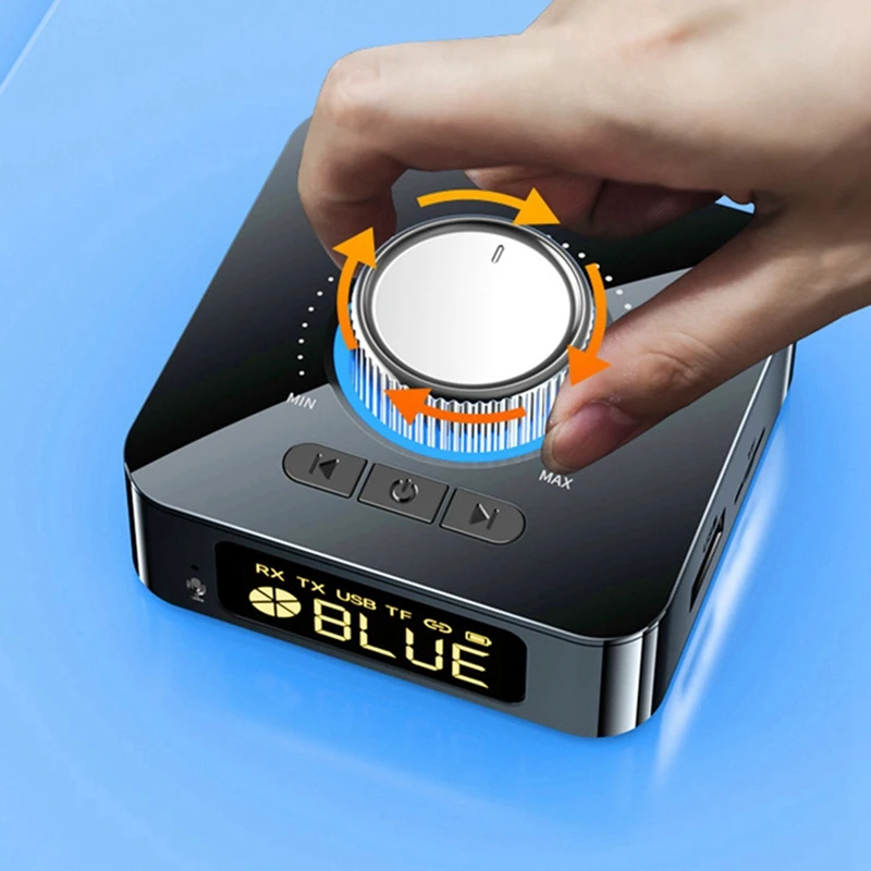 1 Set adattatore Bluetooth Bluetooth 5.0 ricevitore Audio trasmettitore 2 In1 convertitore adattatore Audio AUX