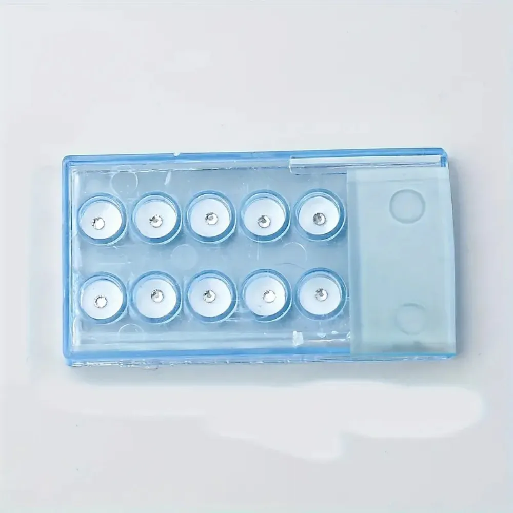 

10Piece Set Y2K Sparkling Hip Hop for Teeth Sexy Cute Style Unplated Synthetic Gemstones Suitable for Daily Wear Parties