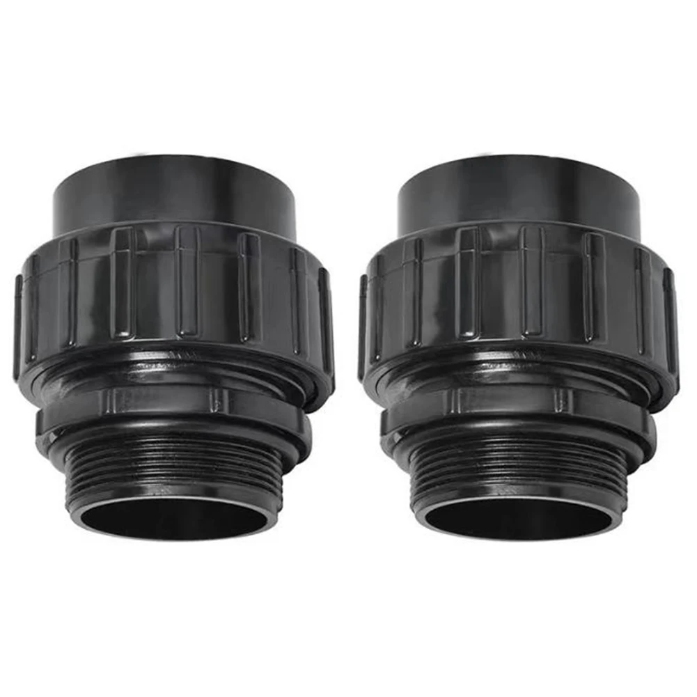

Pool System Connector 2PC Pipe Connector Easy Installation Hard-wearing Material Robust Construction Connector For Sand Pump
