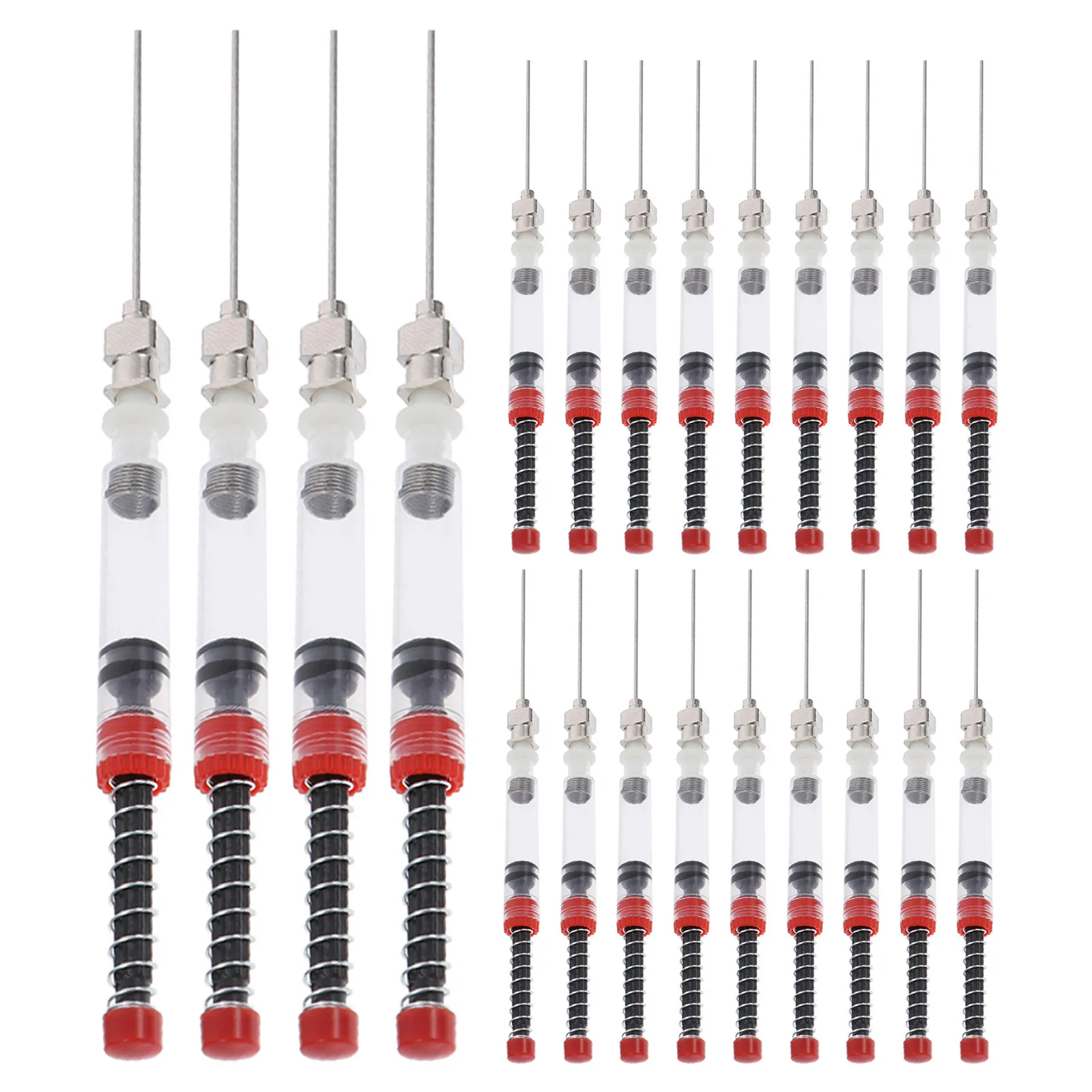 

22Pcs Fountain Pen Ink Converter Universal Kit Stainless Steel Plastic Spring-Loaded Absorber Needle for Refilling Cartridge
