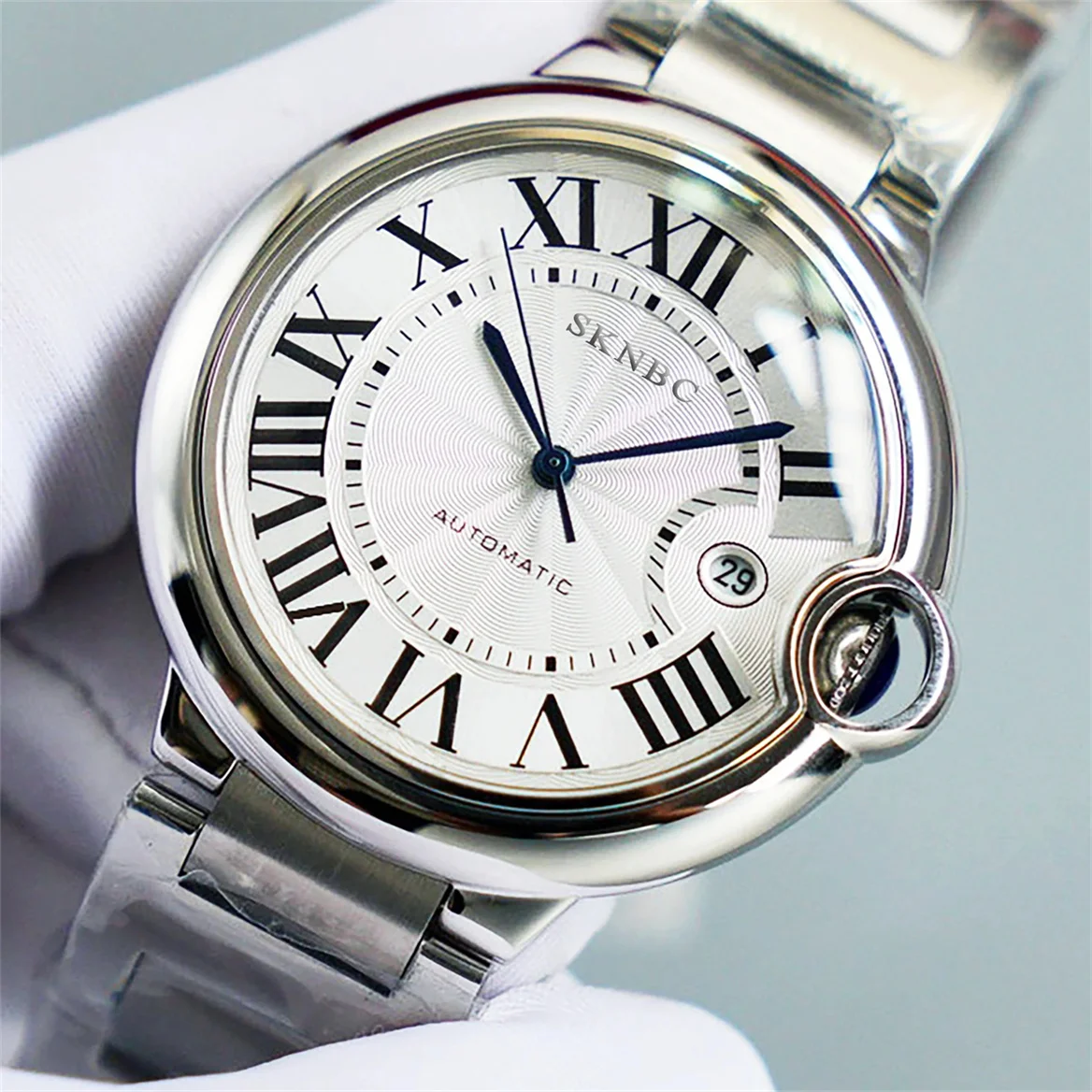 

2024 New Mens woman 904L stainless steel automatic Movement Roman numerals fashion sapphire Glass Wrist watch