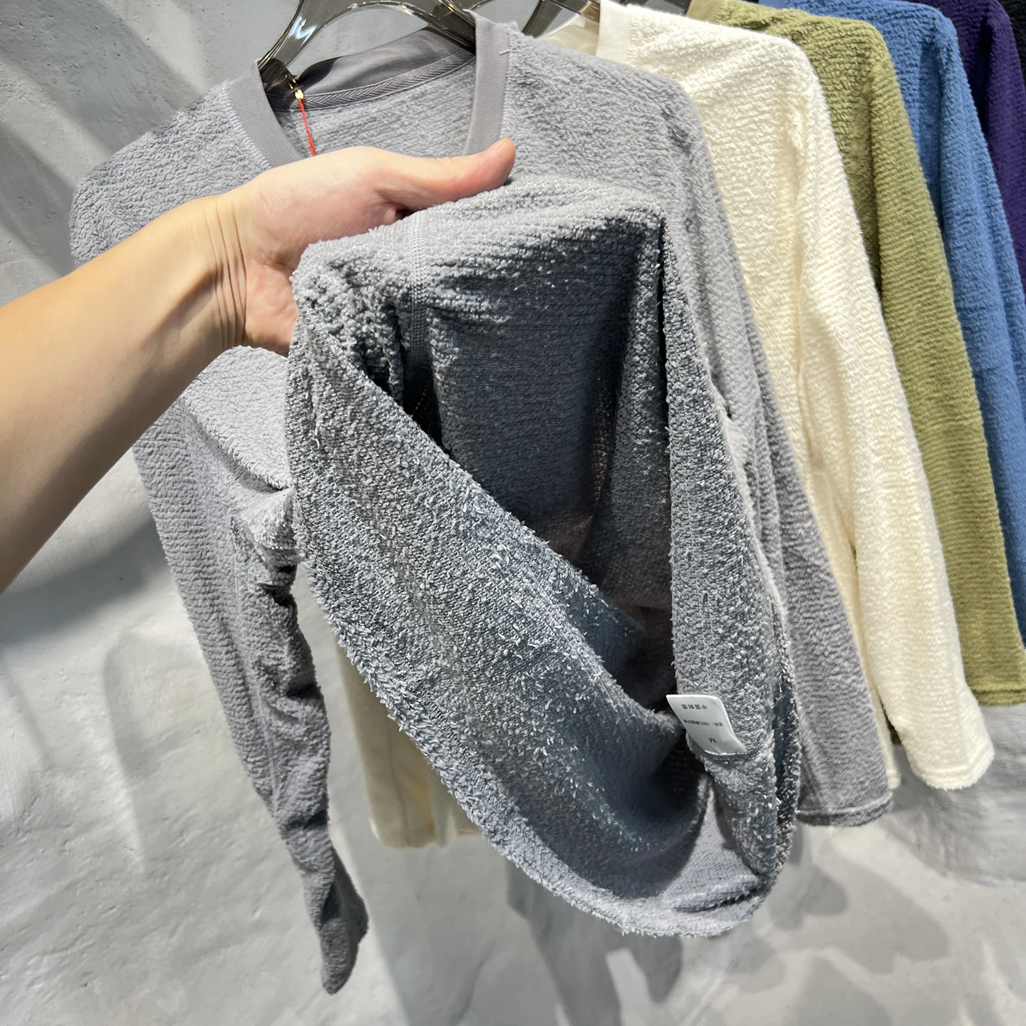 Soft Fleece Jacket Men's Outdoor Inner Wear Dynamic Warmth Lightweight Quick Dry Breathable Polyester Standard Fit round Neck
