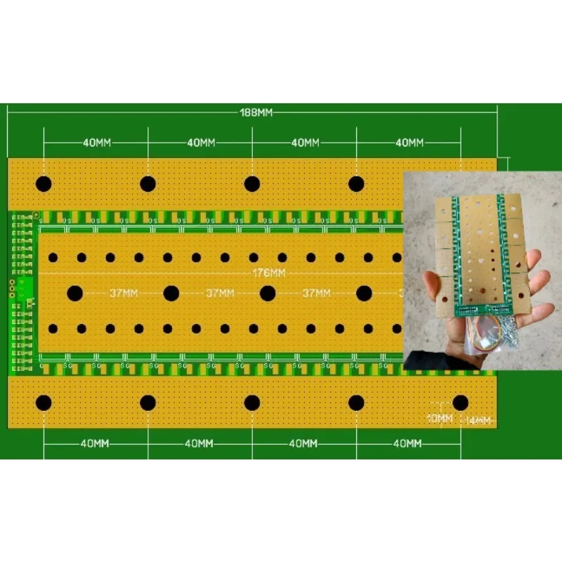 Capacitor energy storage spot welding machine 24 /32 /40 / 48 / 56 / 64 pipes MOS board 3713MOS board