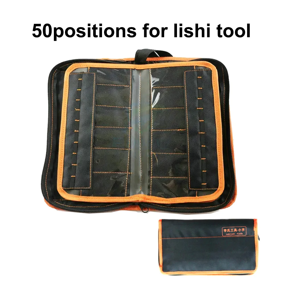 

LiShi 2 in 1 Tools Bag For Lishi Tool Set 50pcs Can Be Packed Locksmith Tools Thicken Tool Storage Bag