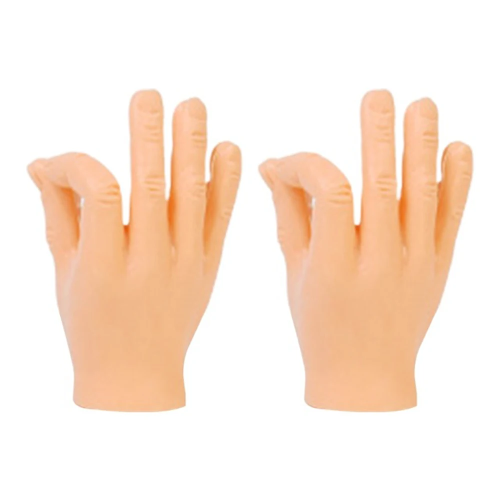 1 Paar Kleine Vingerhanden Grappige Vingerfidget Kleine Handpalm Tease Kat Huisdierenfeest Halloween Cosplay Rekwisieten Nieuwigheid Speelgoed