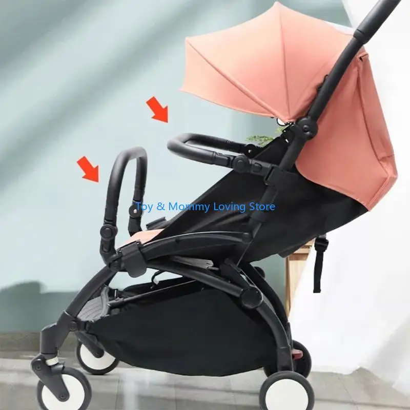 Y1QF PU Tay Lái Thanh cản Xe đẩy bé 0-5T Xe đẩy Tay vịn Thanh tay cầm