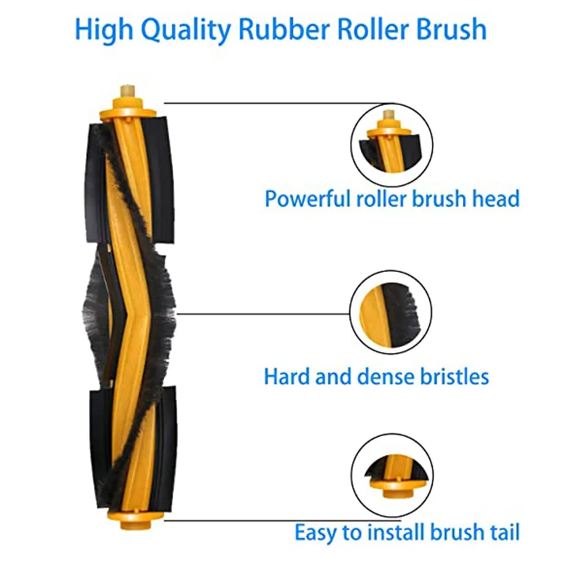 Ersatz Für Ecovacs N8 Pro Yeedi Vac Hybrid / Max / Station Roboter Vakuum Roller Main Seite Pinsel Abdeckung Hepa filter Mopp Lappen Tuch