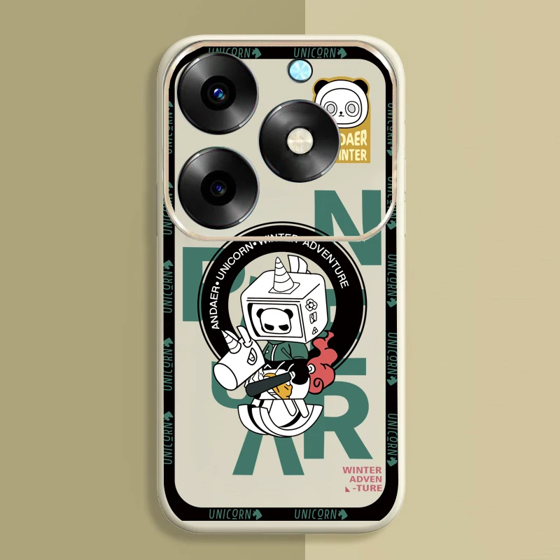 ل itel S23 Plus A50 A60s A70 مكافحة سقوط الغبار ماتي شل الغطاء الواقي نمط رقم 43 #3