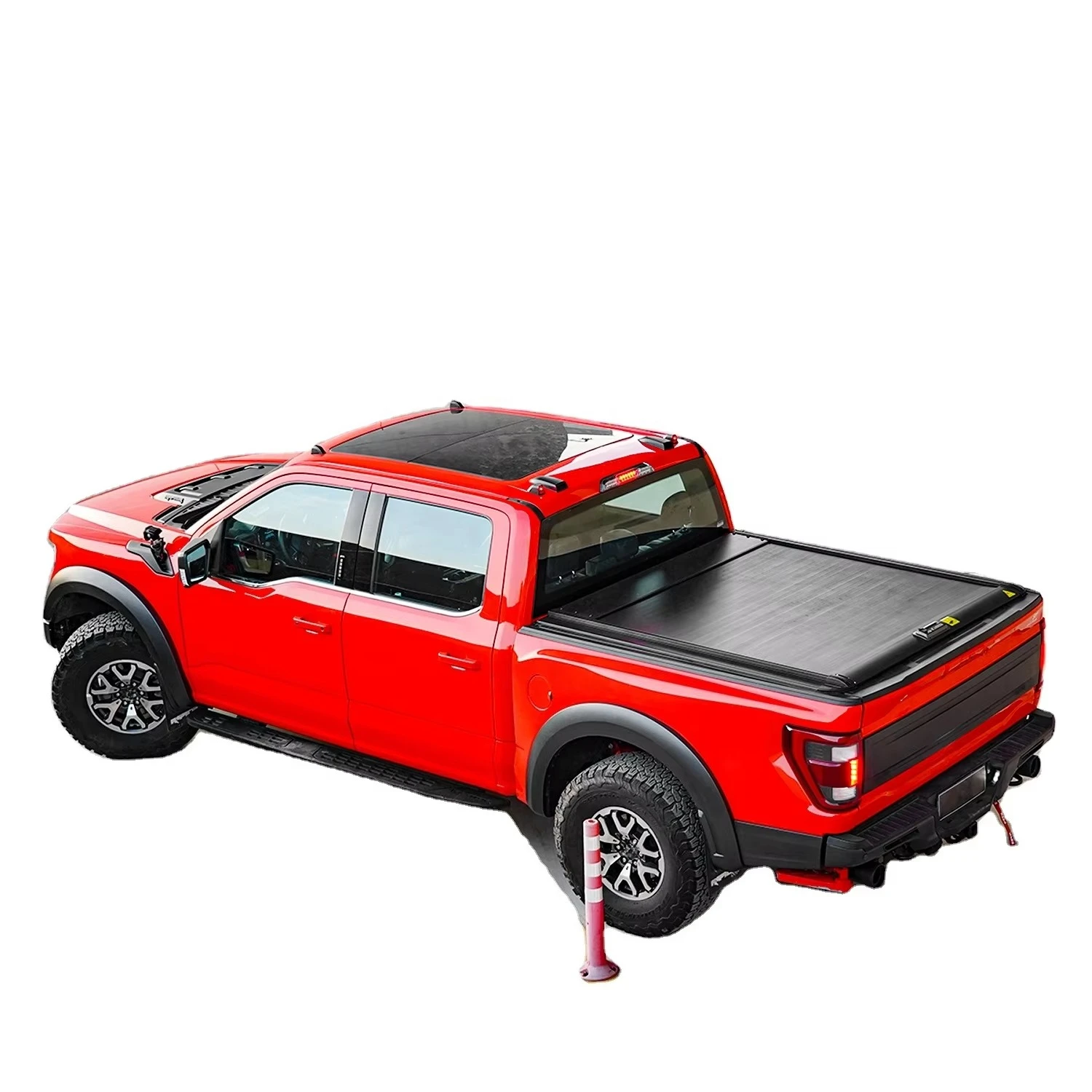 

Truck Accessories Pickup Lid Aluminum Manual Roller Shutter Retractable Tonneau Bed Cover for F150 raptor 2014-2024