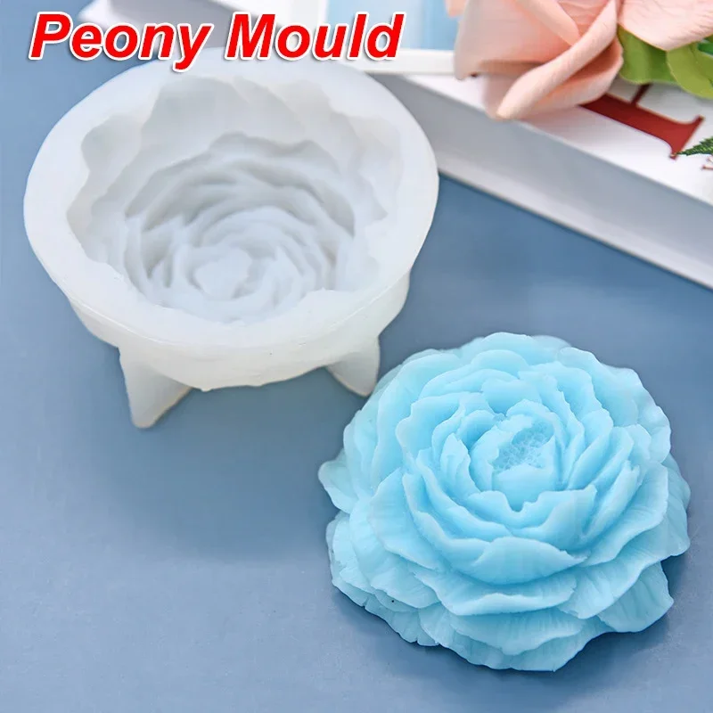 Large Peony Flower Silicone Mould Baking DIY Cake Molds