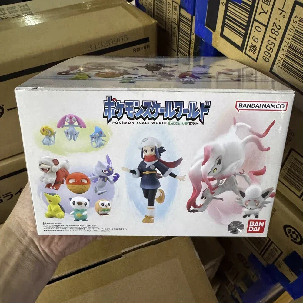 original-bandai-shokugan-pokemon-figures-scale-world-hisui-chihou-hinoarashi-hisui-zoroark-shou-gardie-emrit-anime-figure-model