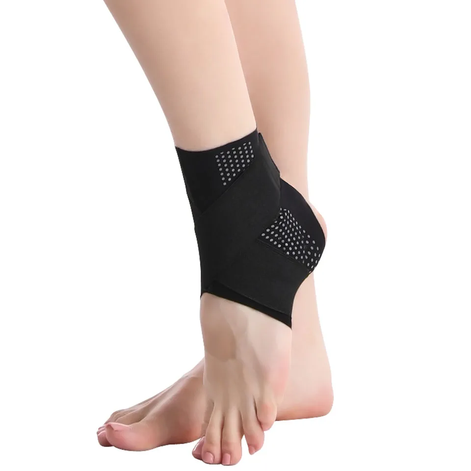 AOLIKES 1PCS Ankle Brace Adjustable Compression Ankle Support for Sprained Ankles Strong Support and Breathable Ankle Support