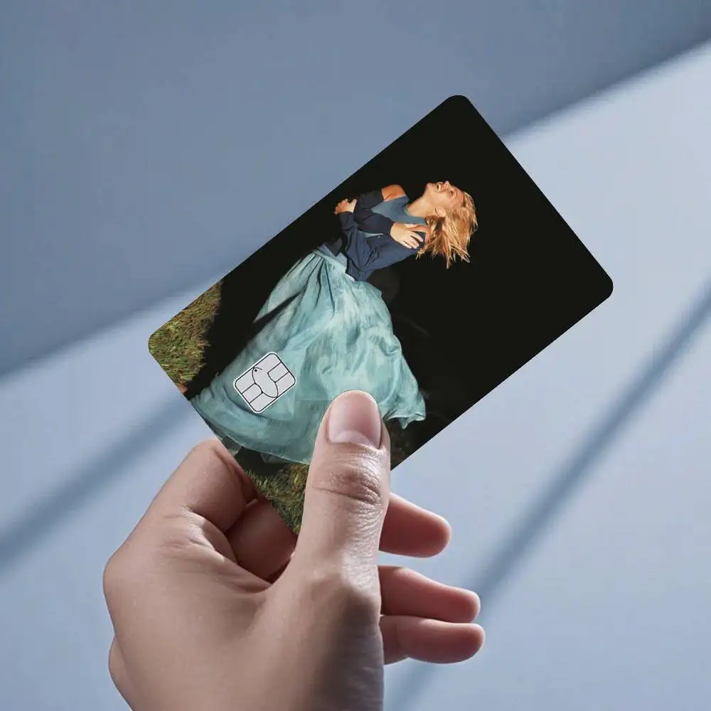 Canada Singer D-Diana Krall 4pcs 1Set Card Stickers Small Waterproof Chip 4PCS Card Sticker Anti-Scratch