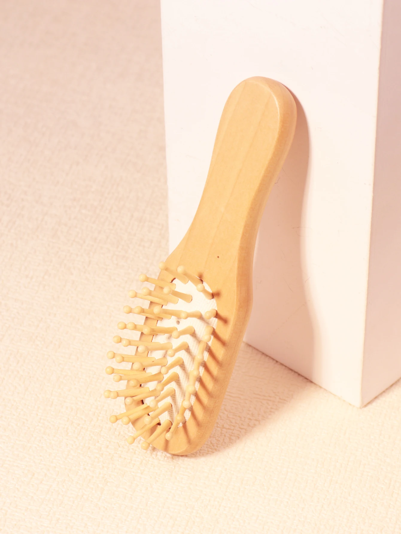 1pcs healthy wood and bamboo massage, anti-static, smooth hair, no knots, reduces hair loss, small airbag comb