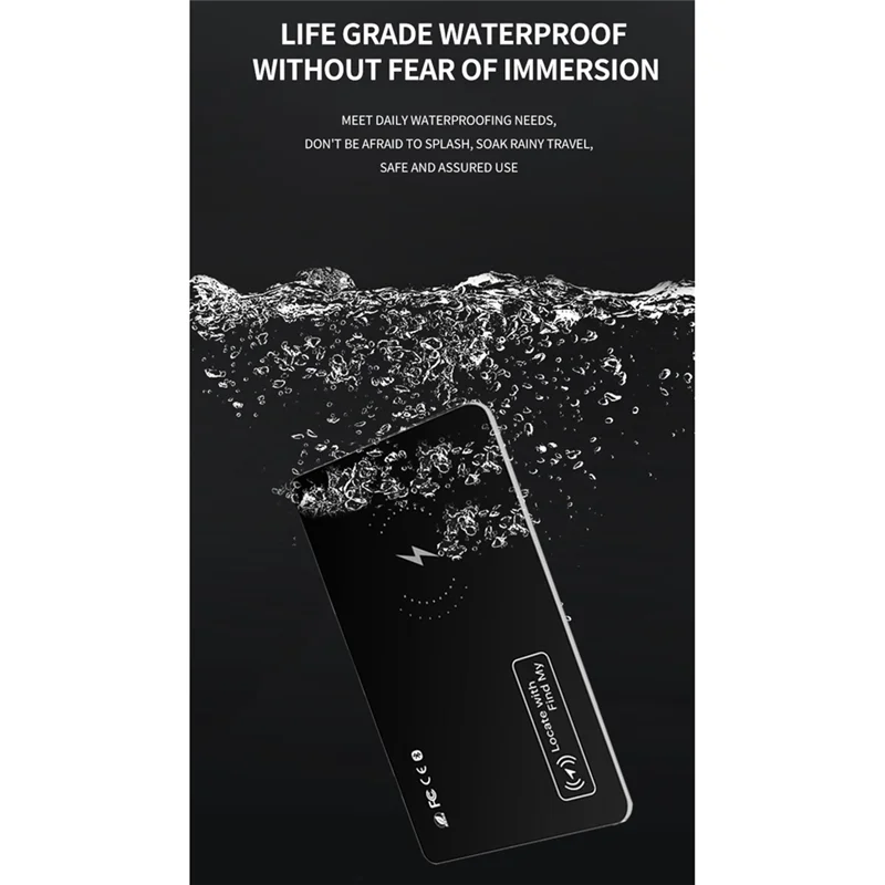 【ساخن】بطاقة تتبع الموقع المضادة للخسارة، محدد موقع GPS، العلامة الذكية تدعم الشحن اللاسلكي