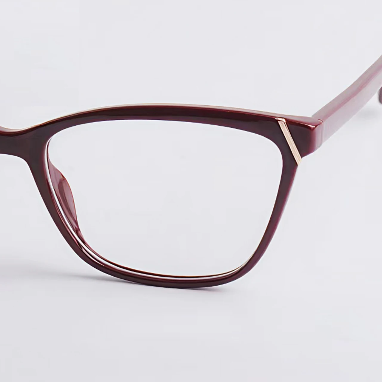 Fytoo Women's Reading Glasses, Rectangular Frame, Lightweight Tr Material, Stylish Burgundy Color, Comfortable for Daily Use