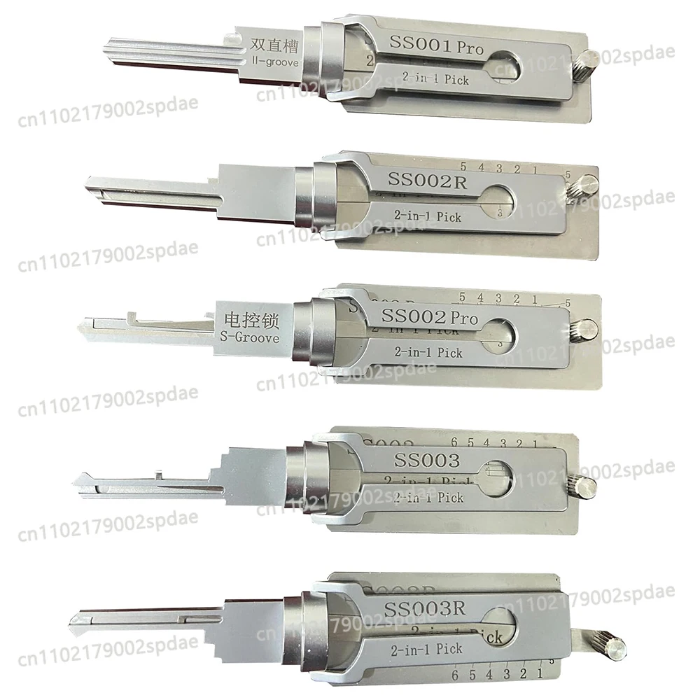 Original 5-piece SS001 SS002 SS003 SS004 SS005 Locksmith Tools,Door Lock Repair Tools ,Home Kit for Lock