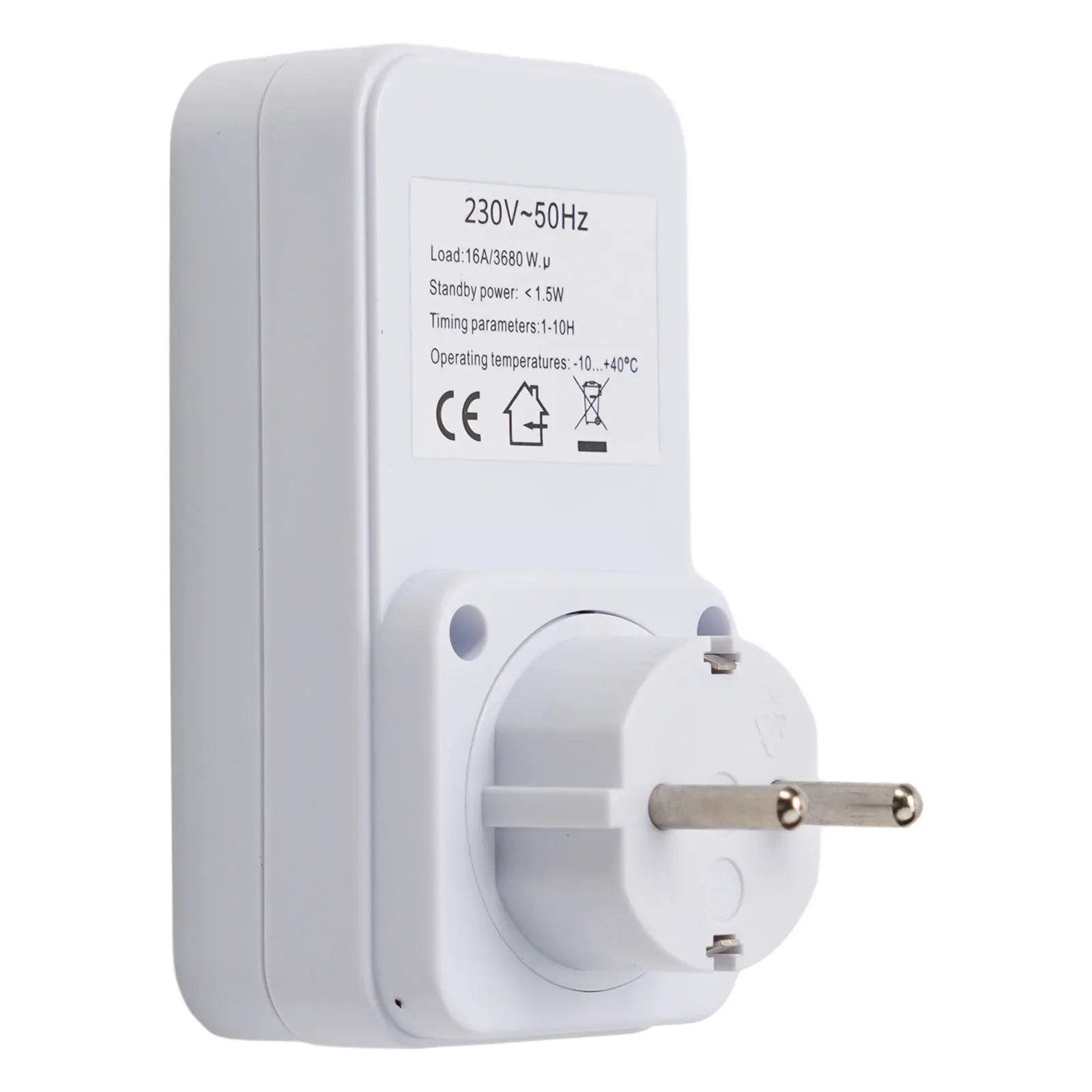 Countdown Timer Socket Countdown EU Countdown Timer Timing Socket White German European Standard Practical