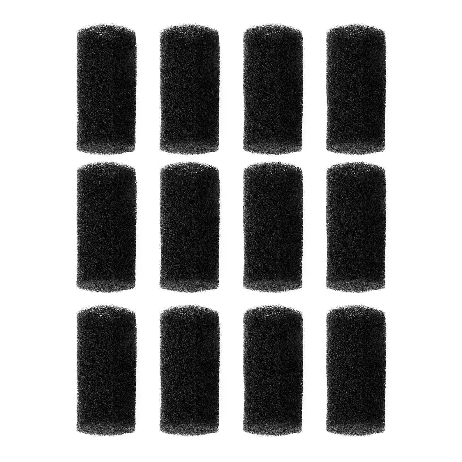 

12 Pcs Pre Filter Sponge for Aquarium Fish Tank Prevent Debris Extend Filter Life Freshwater Marine Pet Supplies