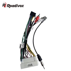 Roadivox 6PIN Adaptor Wiring Harness For KIA K2/K3/K4/K5 Verna sportage picanto morning rio Car Radio Audio Power Calbe Wire