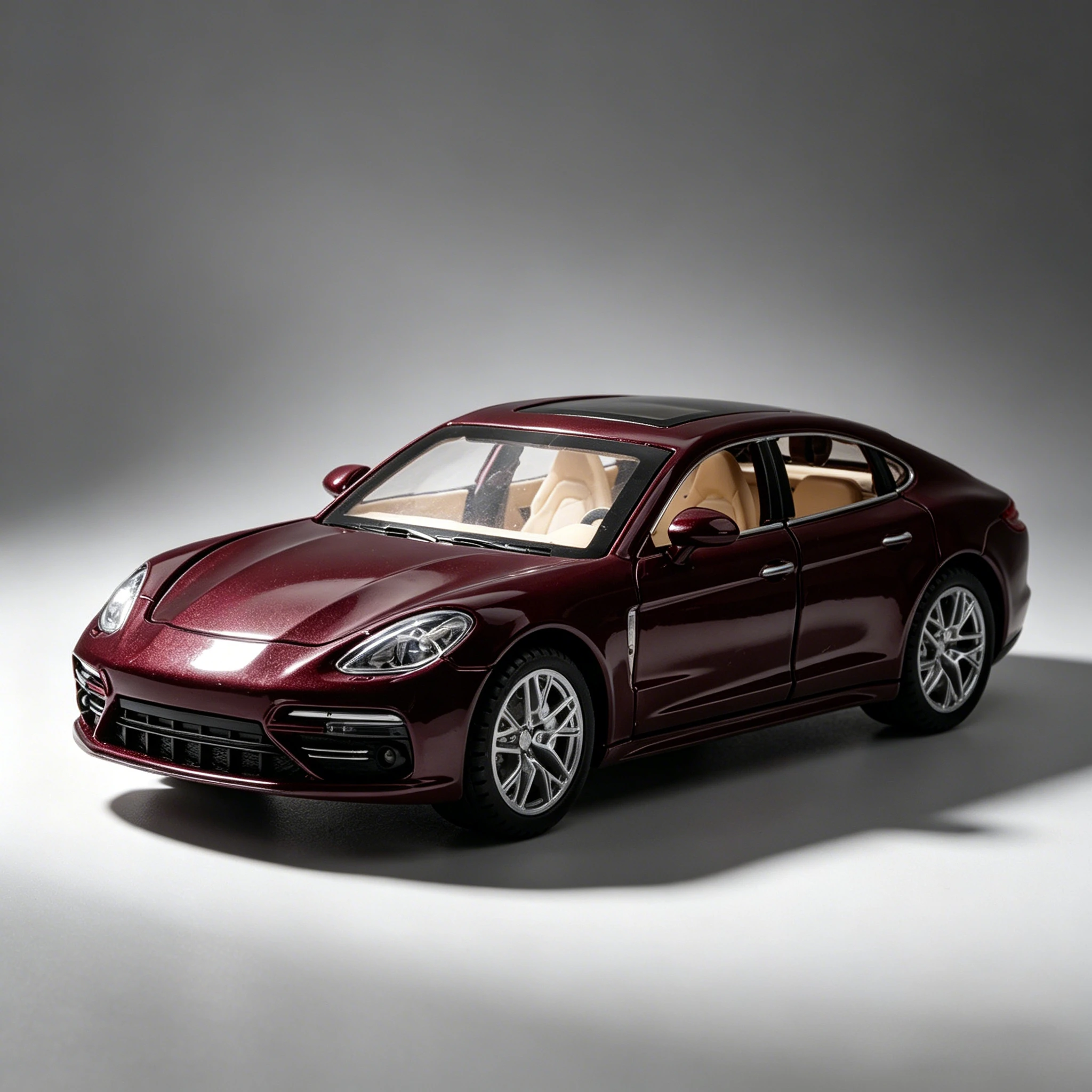 

Масштабная модель автомобиля Panamera 1:24, литая из сплава, с открывающимися 6 дверями, инерционная машинка для детей, подарок на день рождения