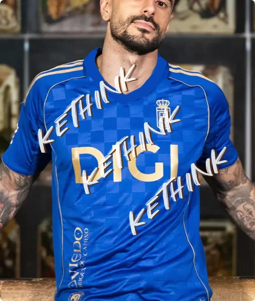 Nueva camiseta de fútbol para hombres y mujeres, camisetas de fútbol Real Oviedo 2025, camisetas deportivas informales para entrenamiento al aire libre, camisetas transpirables de secado rápido