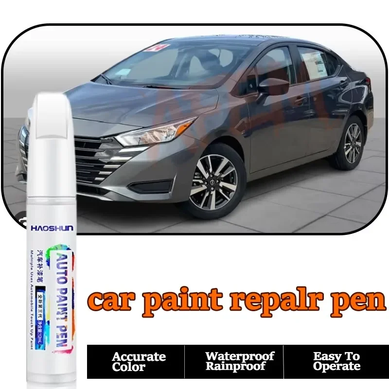 Stylo de réparation de peinture automobile pour NISSAN Versa, stylo de retouche, éliminateur de rayures de peinture, sans différence de couleur, accessoires d'entretien de la peinture automobile.
