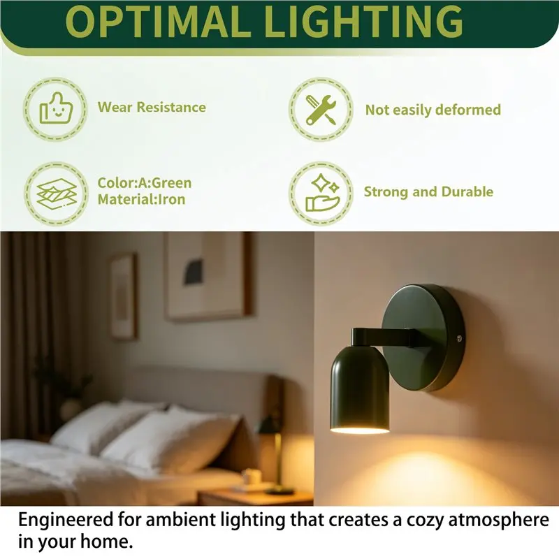 CQMF-Colorful Nordic Wall Mounted Lamp For Bedroom Hallway Hotel Decoration Sconce Light Background Modern Led Lighting E27