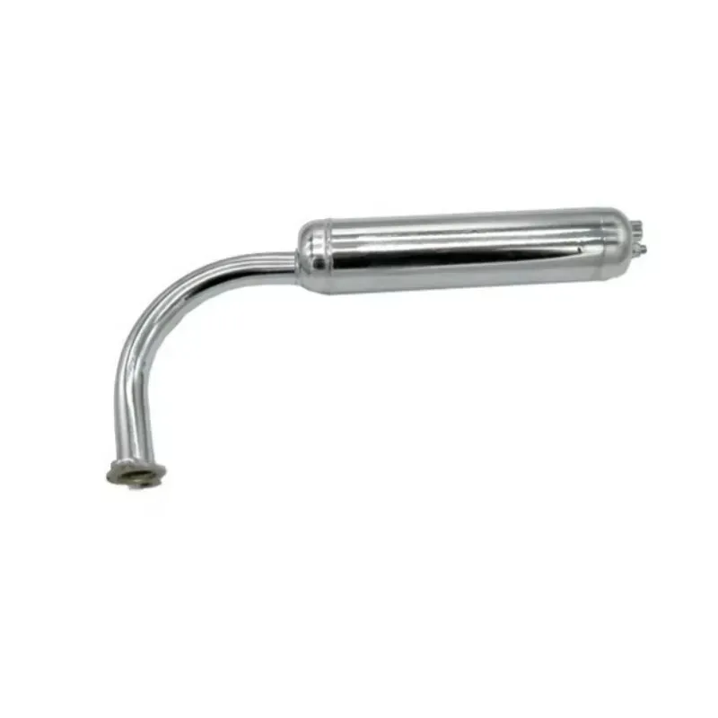 رائجة البيع دراجة نارية دراجة اكسسوارات 2-السكتة الدماغية 50CC-80CC ل كاتم صوت ماسورة العادم مدخنة الحديد العادم جودة عالية صغيرة #3