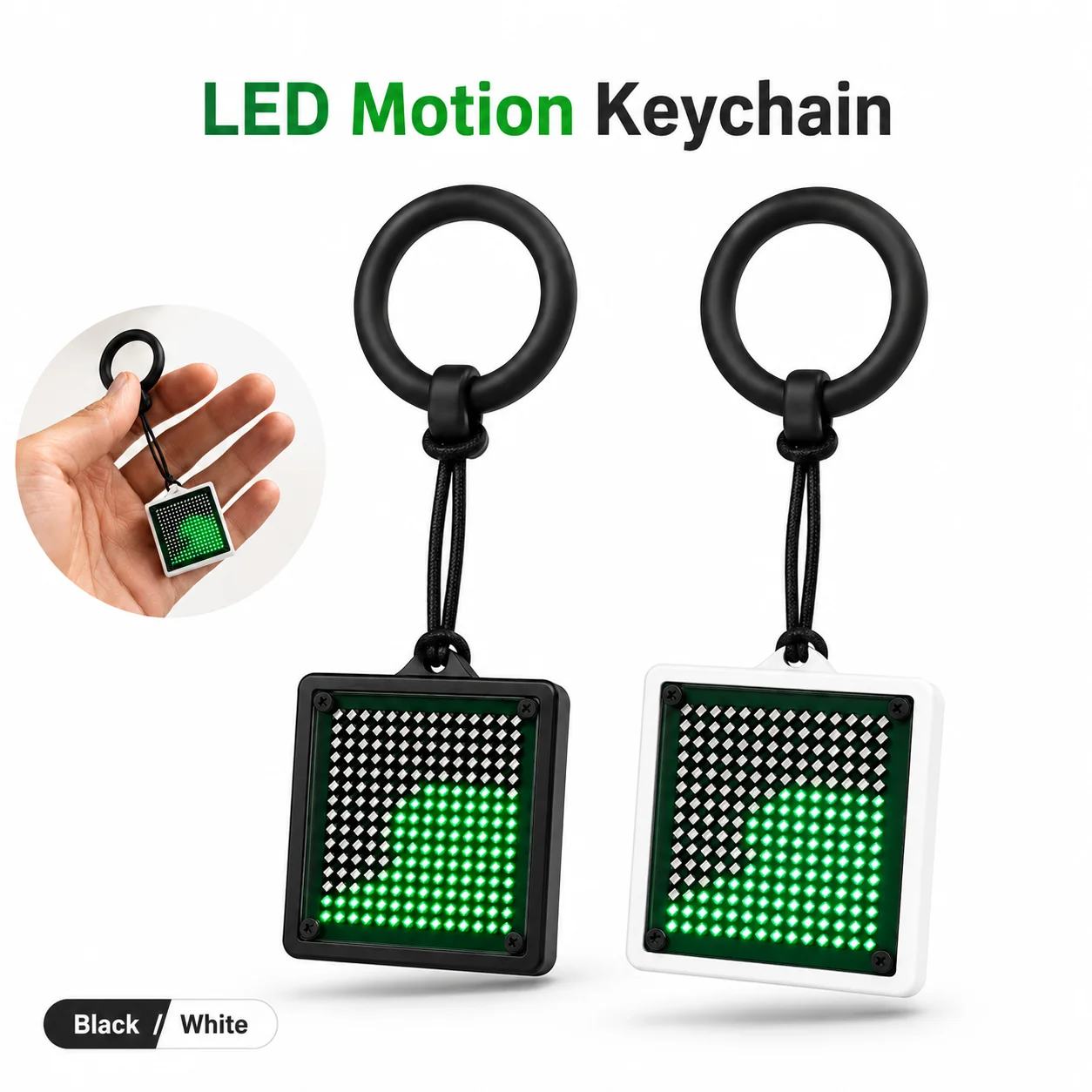 Mini Shake Activated LED Ambient Light Cyber Fluid Simulation Lamp Vibration Triggered Desktop Glow Decor Keychain Pendant